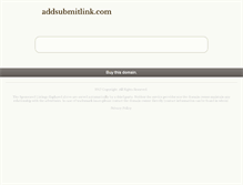 Tablet Screenshot of addsubmitlink.com